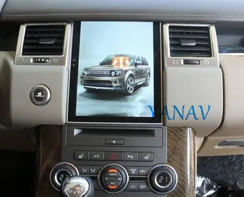 Tesla Slog Avtomobilski Stereo sistem Multimedijski avtoradio, predvajalnik Za-Land Rover Range Sport 2009-2013 Android Navpično Zaslon Avto Video Predvajalnik