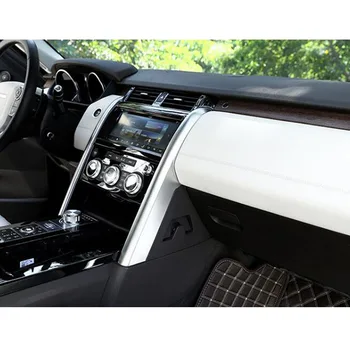 Piano Black Avto Notranja Oprema Za Land Rover Discovery 5 10 palčni Zaslon GPS Navigacijski Okvir Pokrova Trim Styling Nalepke