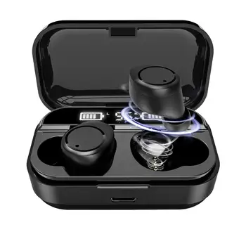 TWS Bluetooth 5.0 Slušalke 800mAh Polnjenje Box Brezžične Slušalke 9D Stereo Šport Nepremočljiva Čepkov Slušalke Z Mikrofonom