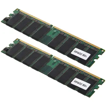 2x1GB PC3200 non-ECC DDR 400MHz Visoko Gostoto POMNILNIK 184-pin DIMM pomnilnika RAM