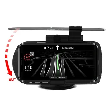 SeenDa Qi Brezžični Polnilnik Avto HUD Imetnik Head UP Display Navigacija GPS Hitro Polnjenje za iPhone XR XS Max Držalo, Stojalo