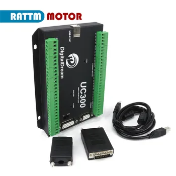 [EU Prost DDV] 4-Axis UC300 300KHz USB CNC MACH3 Motion Controller Kartico Zlom Odbor 24V