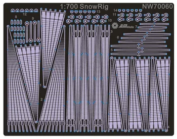 1/700 SnowRig Multi-Uporabo Jambor Set (3pcs),(št čoln)