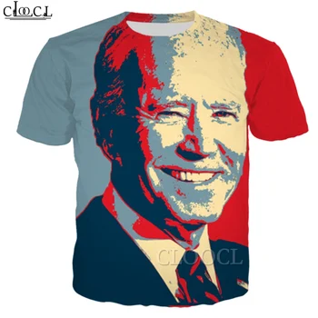 CLOOCL 2021 Združene države Predsedniški Joe Biden Harajuku T-shirt Moški Ženske 3D Tiskanja Priložnostne Moda Kratkimi Rokavi Pulover Vrhovi