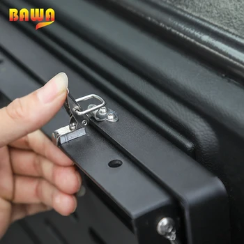 BAWA Večfunkcijska vrata prtljažnika Tabela za Jeep Wrangler JL 2018 Rep Vrata za Omaro za Shranjevanje Nosilec Zadaj Ploščo Zadaj Zložljivi Okvir