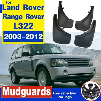 Spredaj Zadaj Blato Zavihki MudFlaps Splash Stražar Fender Blatnika Primerni Za Land Rover Range Rover L322 Modi 2003-2012 Dodatki