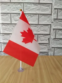 Kanada tabela desk zastava banner 14*21 cm ,5pcs/veliko brezplačna dostava ŠT.A0002