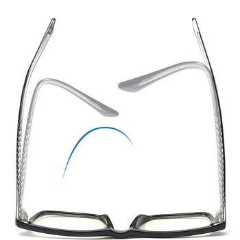 Peekaboo tr90 okvir anti modra svetloba očala za ženske prosojno sivo računalnik optičnih očal okvir za moške črne unisex