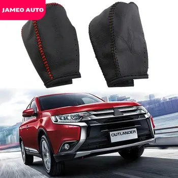 Jameo Auto Usnje NA Avto Prestavna Ovratnice prestavna Ročica zaščitni Pokrov za Mitsubishi Outlander 2013-2020 Dodatki