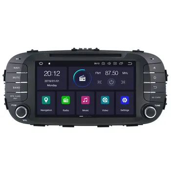 Android10.0 4G+64GB avto DVD predvajalnik Vgrajen DSP GPS multimedia Radio Za Kia Soul - 2018 GPS Navigacija Stereo Audio player
