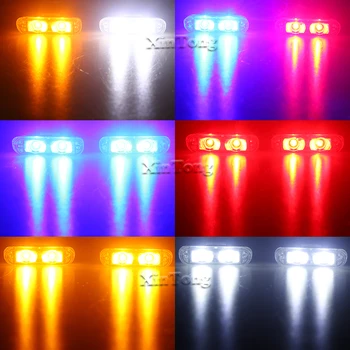 LED Brezžični Daljinski Stroboskopske Luči policija flasher luči stroboskopi Stroboskopske Luči Policija svetlobe led stroboskopske luči auto flash fso