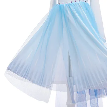 Dekleta Obleko Cosplay Elsa Princesa Obleko Otroci Elegantne Obleke Za Dekleta Čipke Carnival Party Obleke Otroci Oblačila 8 9 10 12 Leto