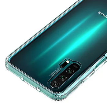 Za Huawei Honor 20 Primeru Nova5T TPU Odbijača Težko PC Akril Jasno Hibridni Kristalno Telefon Kritje Za Huawei Nova 5T Primeru Honor20 Pro
