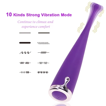G-spot, Vibratorji Sex Igrača za Žensko 10 Načini Vaginalne Masaža z Visoko Frekvenco Lizanje Nastavek Stimulator Klitorisa Seks Odraslih Izdelki