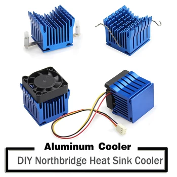 YOUNUON DIY Aluminija Hladilnik Heatsink DIY Northbridge Modra Toplotni odvodi Hlajenje