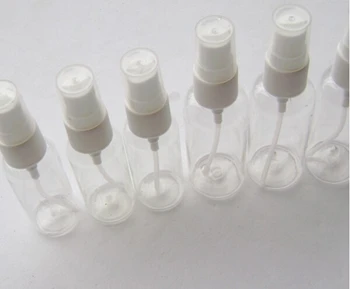 50pcs Visoko-kakovostni razred 30 ml 50 ml 100 ml Prozorni Plastični Spray Steklenico ponovno napolniti Steklenico Parfuma PET Plastenka s Spray Črpalka