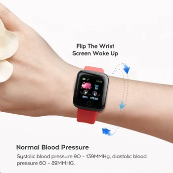 116 Plus SmartWatch Srčnega utripa Bluetooth Smart Watch Manšeta Moški Ženske D13 Šport ura Za Android Telefon Apple Pk iwo 8 b57