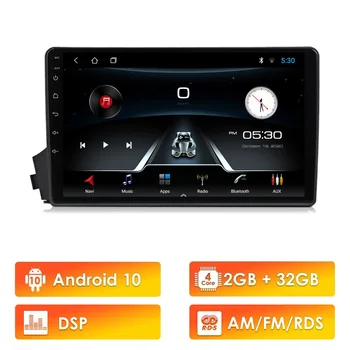 Za SsangYong Actyon 2006-9 inch Android 10 RDS DSP 2 Din Avto Multimedijski Predvajalnik Predvajalnik Navigacija GPS WIFI Radio