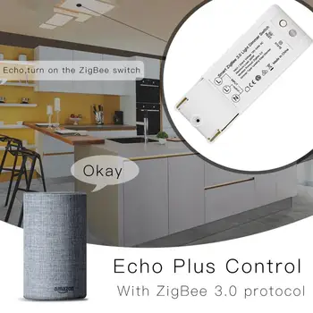 Zigbee DIY Smart Avtomatizacijo Doma Zatemnilno Stikalo za Daljinski Nadzor Dela z Echo Plus Alexa SmartThings Primerni za AC100-240V