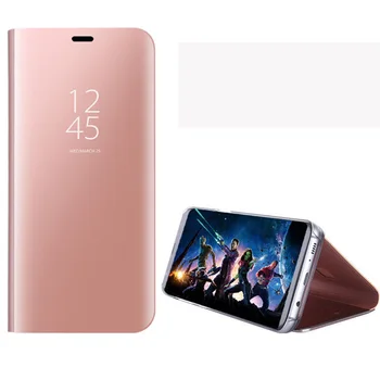 Čast 7A Pro Primeru 5.7 Stojalo Flip Mirror Telefon Primerih Za Huawei Y6 Prime 2018 Primeru Zajema Čast 7 Pro AUM-L29 Polno Stanovanje Vrečko