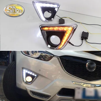 Za Mazda CX-5 CX5 CX 5 2012 2013 2016 Dnevnih Luči LED DRL meglo lučka za Vožnjo sveti Rumena Obrnite Signalna luč