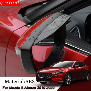 Avto Styling ABS Avto Rearview Mirror Obrvi Dež Orodja Ščit Anti-dež Kritje, Nalepke, Dodatki Za Mazda 6 Atenza 2019 2020
