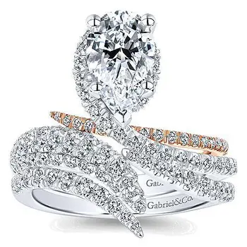 2020 nove luksuzne rose zlata, srebrna barva hruška zaročni prstan afriki poročne za ženske lady obletnice, darila nakit R5413
