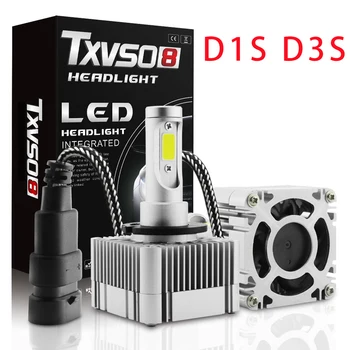 TXVSO8 D1S D3S LED Avtomobilski Žarometi Kit 2Ppcs 55W Žarometa, Žarnice 6000K S Canbus Fast Light HID Pretvorbo Lučka Avtomobil Zamenjati