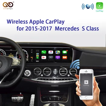 Sinairyu Brezžični Apple Carplay Avto igra za Natikanje S Razred 15-19 NTG 5 W222 za Mercedes Android Auto Zrcaljenje Zadaj Spredaj CM