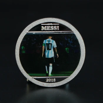4pcs/veliko svetovni pokal Nogometne zvezde Messi Zlato srebrnik Argentina Kul Človek Priložnostnih Kovancev Darila