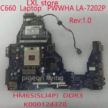LA-7202P Za Toshiba C660 Motherboard Mainboard PWWHA LA-7202P K000124370 Toshiba C660 Laptop HM65(SLJ4P) DDR3 Test OK