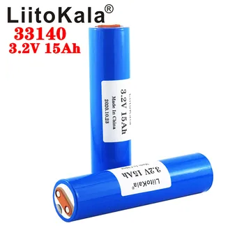 LiitoKala 33140 3.2 v 15Ah lifepo4 litijeve baterije 3.2 V Celice za diy 12v 24v e kolo e-scooter power tools Baterije