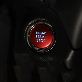 Start Stop Pokrov Motorja Gumb Nalepke brez ključa Sistem Vžiga Preklopite Pokrov Za RAV4 RAV 4 2019 2020