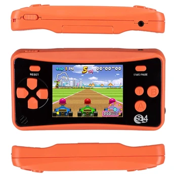 Prenosni Ročno Igralno Konzolo za Otroke, Arkadne Sistem igralne Konzole za Video Igre Igralec Super Darilo za Rojstni dan Oranžna