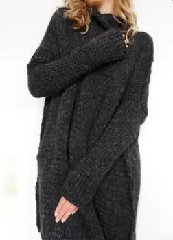 2020 pozimi vroče prodaje osnovnih ženske puloverji računalnik pletene trdna puloverji dolgo turtleneck dekle ženski puloverji