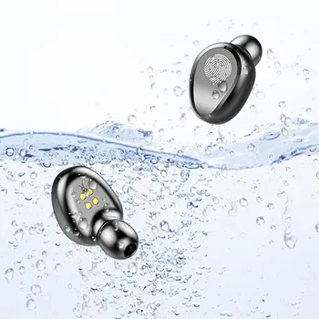 F9 Bluetooth Slušalke Brezžične Slušalke Športne Nepremočljiva Stereo Gaming Slušalke Z Dvojno Mic in 2000mAh Baterija Polnjenje Cas