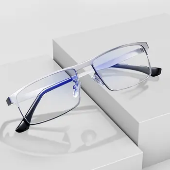 Stilsko in Udobno Zlitine Okvir Očal Anti-Blue Ray Anti-Utrujenost Obravnavi Očala Polni Platišča Očala Unisex Novo Prihoda