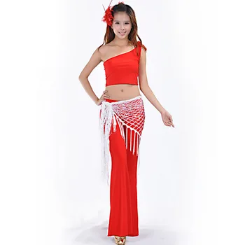 Morska deklica Bleščica Bonitete Orientalski Bellydance Ples Trebuh Kostum Pasu za Ženske Ples Hip Pasu Šal Rute Dodatki za Oblačila