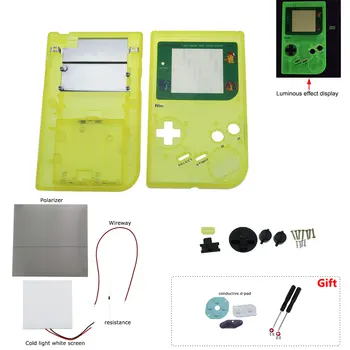 ChengHaoRan Polno Klasičnih Stanovanj Lupini Primeru Kritje Za Gameboy GB GBO DMG LCD Plošči zasveti Zaslon Gumb Za Izvijač