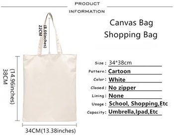 Studio Ghibli nakupovalna torba nakupovalka trgovina bombaž bolsa vrečko reciclaje boodschappentas tkanine tote cabas