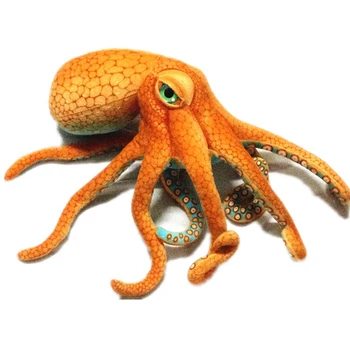55 cm Nov Velikan Simulirani hobotnica Plišaste Igrače Visoke Kakovosti veren Polnjene Morskih Živali Lutka Plišastih igrač za Otroke Fant Darilo M128