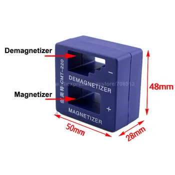 CMT-220 2-v-1 Izvijač Magnetizer in Demagnetizer Orodje - Modri ( 1 pc )