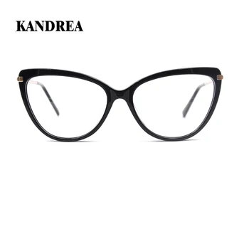 Lucidie ženske modni očala osebnost mačka oči očala okvir klasičnih črno okvir očal