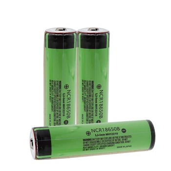 Panasonic Prvotne Zavarovane 18650 NCR18650B Polnilna Litij-ionska baterija 3,7 V S PCB 3400mAh Za Svetilko, baterije uporabljajte