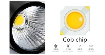 1pcs Površinski LED stenska svetilka Zatemniti COB 5w 7W 9w LED Spot luči LED dekoracijo Stropne Svetilke stenske luči ac110v-220v
