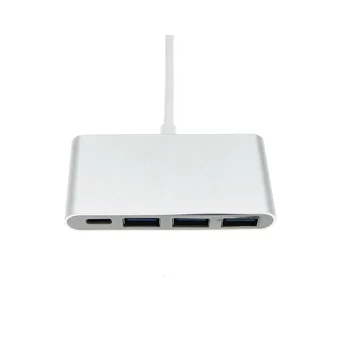 UBS 3.1 Tip-C za 3 USB 3.0 + USB-C Polnjenje Port HUB Kabel za MAC diy elektronika