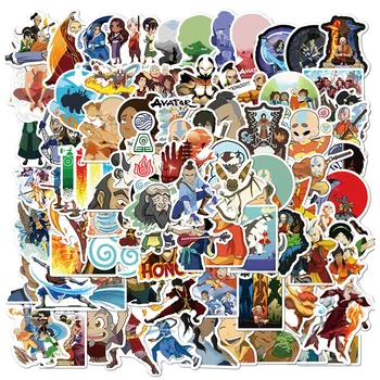 100 KOZARCEV Anime Avatar The Last Airbender Nalepke, Laptop Motocikel Prtljage Skateboard Zvezek Čelada Risanka Nalepke Otroci Igrače