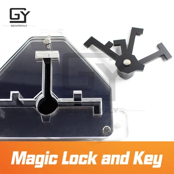 Pobeg sobi rekviziti Čarobno ključavnico in ključ dal ključ v desni položaj za odklepanje s svetlobo učinek pobeg igre prop od GENTENLY