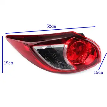 Za Mazda CX-5 2013-2016 Auto Zavorna Luč rep luči Zadaj Rep Zavore Zadaj zadnji odbijač lučka lučka za vožnjo svetlobe