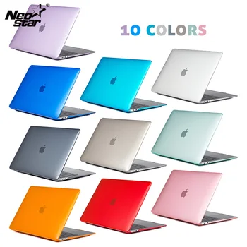 Kristalno Zvezek Primeru Za MacBook Pro/Air 13 Trdi Prenosni Kovček Za Novi MacBook Air 13 Retina MacBook Pro 15 Trdo Ohišje
